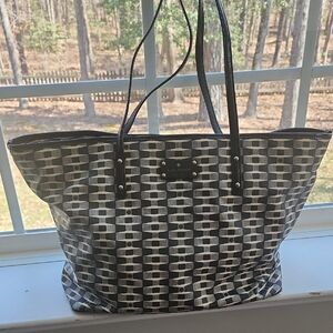 Kate Spade Black and White Tote Bag